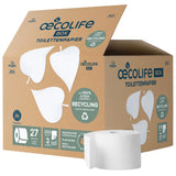 oecolife Karton mit recyceltem Toilettenpapier, 27 Rollen
